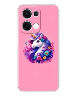 Чехол для OPPO Reno 13 5G с картинкой «Сказочный единорог»