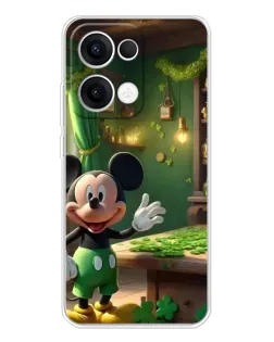 Чехол для OPPO Reno 13 5G с картинкой «Микки в мастерской»