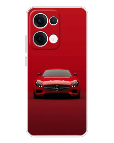 Чехол для OPPO Reno 13 5G с картинкой «Красный Mercedes AMG» Чехол для OPPO Reno 13 5G с картинкой «Красный Mercedes AMG»