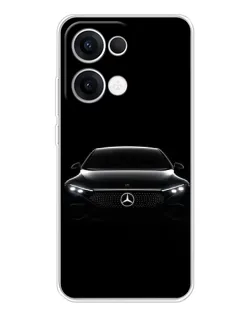 Чехол для OPPO Reno 13 5G с картинкой «Mercedes Vision — концепт»