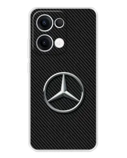 Чехол для OPPO Reno 13 5G с картинкой «Карбоновый Mercedes стиль»