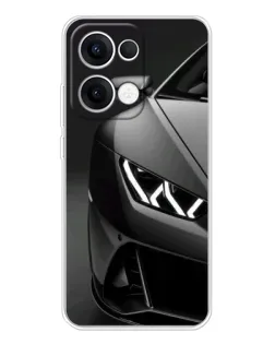 Чехол для OPPO Reno 13 5G с картинкой «Lamborghini фары детализация»