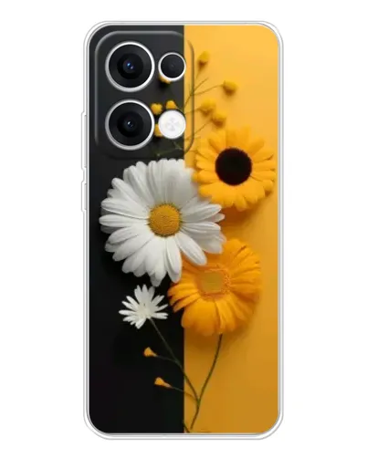 Чехол для OPPO Reno 13 5G с картинкой «Подсолнух и ромашка» Чехол для OPPO Reno 13 5G с картинкой «Подсолнух и ромашка»