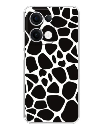 Чехол для OPPO Reno 13 5G с картинкой «Черно-белый жираф» Чехол для OPPO Reno 13 5G с картинкой «Черно-белый жираф»