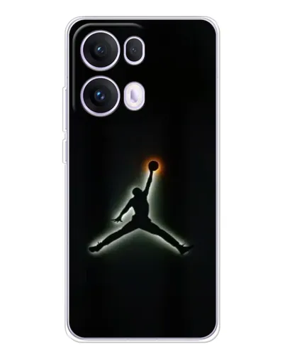 Чехол для OPPO Reno 13 Pro 5G с картинкой «Jordan Gradient Logo»