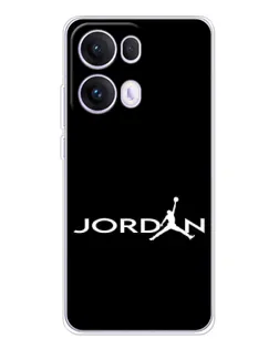 Чехол для OPPO Reno 13 Pro 5G с картинкой «Jordan White Logo» Чехол для OPPO Reno 13 Pro 5G с картинкой «Jordan White Logo»