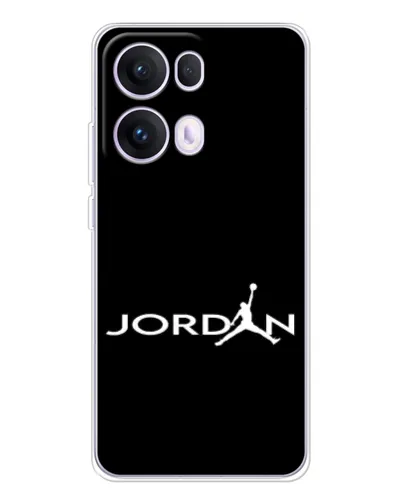 Чехол для OPPO Reno 13 Pro 5G с картинкой «Jordan White Logo»