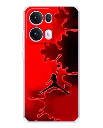 Чехол для OPPO Reno 13 Pro 5G с картинкой «Jordan Red Smoke»