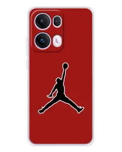 Чехол для OPPO Reno 13 Pro 5G с картинкой «Jordan Red Back» Чехол для OPPO Reno 13 Pro 5G с картинкой «Jordan Red Back»