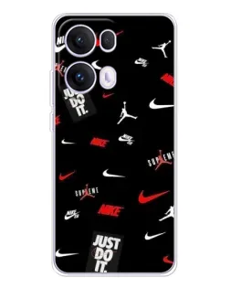 Чехол для OPPO Reno 13 Pro 5G с картинкой «Nike Mix Pattern» Чехол для OPPO Reno 13 Pro 5G с картинкой «Nike Mix Pattern»