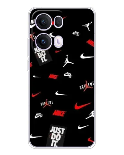 Чехол для OPPO Reno 13 Pro 5G с картинкой «Nike Mix Pattern»