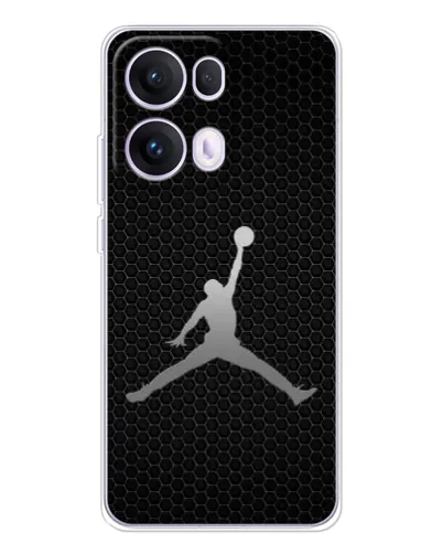 Чехол для OPPO Reno 13 Pro 5G с картинкой «Jordan Dark Carbon»