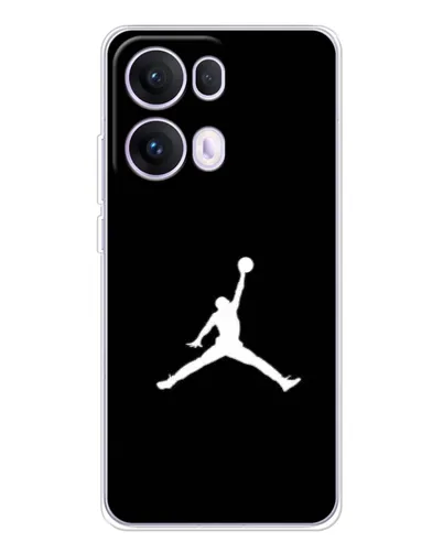 Чехол для OPPO Reno 13 Pro 5G с картинкой «Jordan Silhouette»