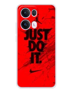 Чехол для OPPO Reno 13 Pro 5G с картинкой «Nike Just Do It» Чехол для OPPO Reno 13 Pro 5G с картинкой «Nike Just Do It»