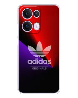 Чехол для OPPO Reno 13 Pro 5G с картинкой «Adidas Red Neon»