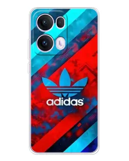 Чехол для OPPO Reno 13 Pro 5G с картинкой «Абстракция Adidas»
