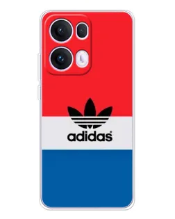 Чехол для OPPO Reno 13 Pro 5G с картинкой «Ретро блоки Adidas»