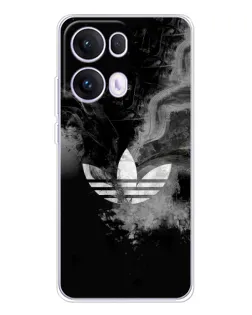 Чехол для OPPO Reno 13 Pro 5G с картинкой «Абстрактный дым Adidas»