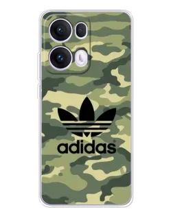 Чехол для OPPO Reno 13 Pro 5G с картинкой «Милитари стиль Adidas»