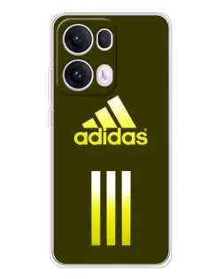 Чехол для OPPO Reno 13 Pro 5G с картинкой «Оливковый градиент Adidas»