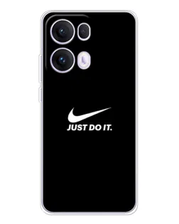 Чехол для OPPO Reno 13 Pro 5G с картинкой «Минимализм от Nike»