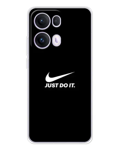 Чехол для OPPO Reno 13 Pro 5G с картинкой «Минимализм от Nike»