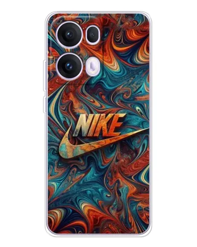 Чехол для OPPO Reno 13 Pro 5G с картинкой «Nike в абстракции»