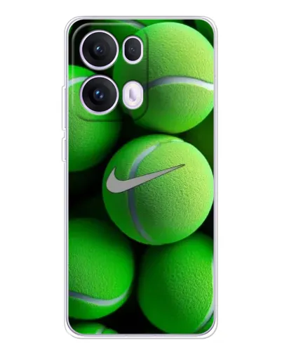 Чехол для OPPO Reno 13 Pro 5G с картинкой «Теннисные мячи Найк»