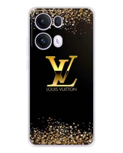 Чехол для OPPO Reno 13 Pro 5G с картинкой «LV — золотые искры»