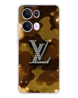 Чехол для OPPO Reno 13 Pro 5G с картинкой «Камуфляжный Louis Vuitton»