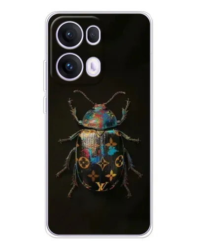 Чехол для OPPO Reno 13 Pro 5G с картинкой «LV — мраморный принт»