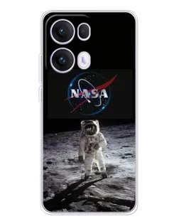 Чехол для OPPO Reno 13 Pro 5G с картинкой «Астронавт на Луне»