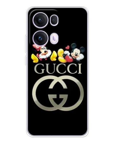 Чехол для OPPO Reno 13 Pro 5G с картинкой «Gucci — герои Disney»