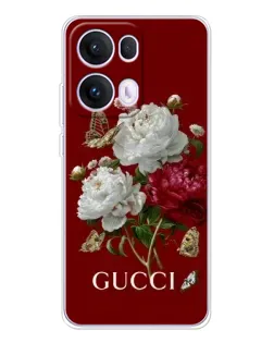 Чехол для OPPO Reno 13 Pro 5G с картинкой «Gucci —  сад»
