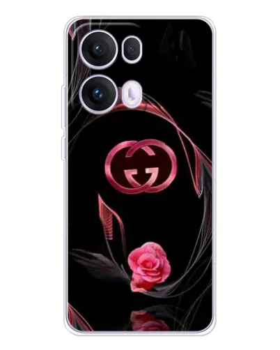 Чехол для OPPO Reno 13 Pro 5G с картинкой «Gucci — неоновая роза»