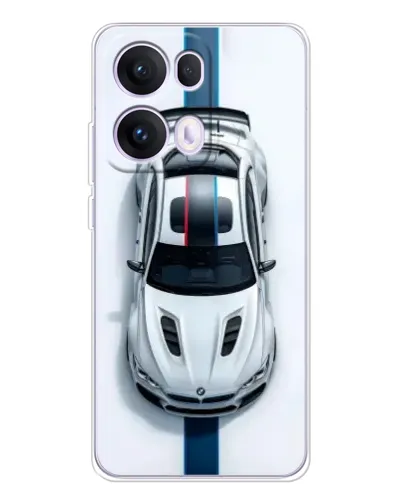 Чехол для OPPO Reno 13 Pro 5G с картинкой «Вид сверху — BMW M»