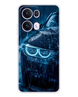 Чехол для OPPO Reno 13 Pro 5G с картинкой «BMW под дождем» Чехол для OPPO Reno 13 Pro 5G с картинкой «BMW под дождем»
