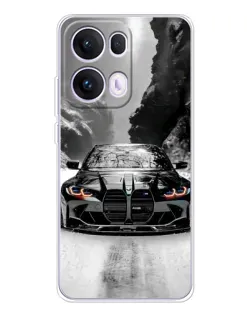 Чехол для OPPO Reno 13 Pro 5G с картинкой «BMW — акварельный дрифт» Чехол для OPPO Reno 13 Pro 5G с картинкой «BMW — акварельный дрифт»
