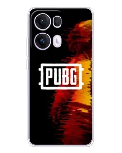 Чехол для OPPO Reno 13 Pro 5G с картинкой «Яркий логотип PUBG»