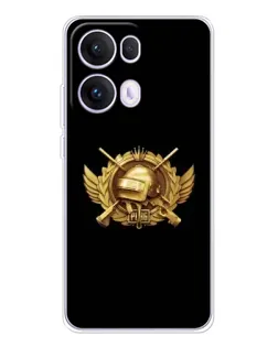 Чехол для OPPO Reno 13 Pro 5G с картинкой «PUBG — оранжевый градиент» Чехол для OPPO Reno 13 Pro 5G с картинкой «PUBG — оранжевый градиент»
