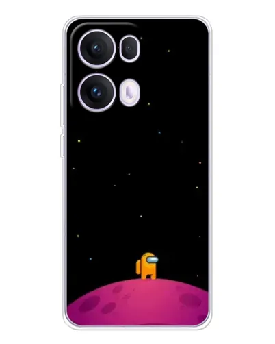 Чехол для OPPO Reno 13 Pro 5G с картинкой «Одинокий герой на планете» Чехол для OPPO Reno 13 Pro 5G с картинкой «Одинокий герой на планете»