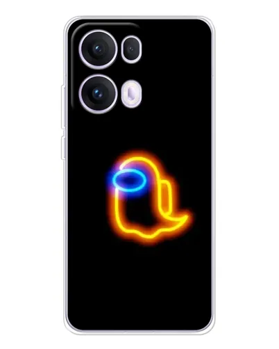 Чехол для OPPO Reno 13 Pro 5G с картинкой «Among Us неоновое сияние» Чехол для OPPO Reno 13 Pro 5G с картинкой «Among Us неоновое сияние»