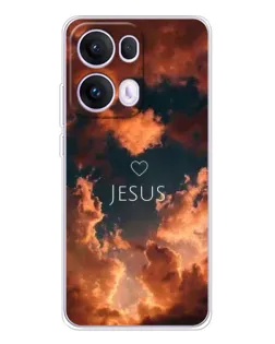 Чехол для OPPO Reno 13 Pro 5G с картинкой «Сияние Имени Jesus»