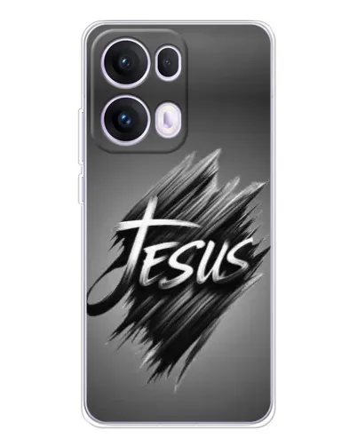Чехол для OPPO Reno 13 Pro 5G с картинкой «Надпись Jesus Graffiti» Чехол для OPPO Reno 13 Pro 5G с картинкой «Надпись Jesus Graffiti»