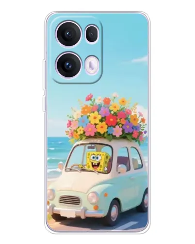 Чехол для OPPO Reno 13 Pro 5G с картинкой «Автомобильное путешествие»