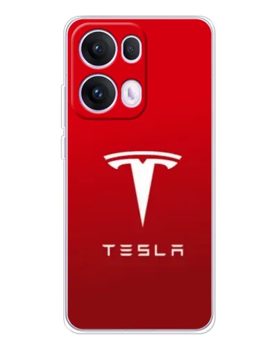 Чехол для OPPO Reno 13 Pro 5G с картинкой «Tesla Red Classic»