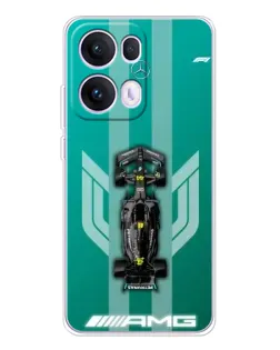 Чехол для OPPO Reno 13 Pro 5G с картинкой «Mercedes AMG Petronas»