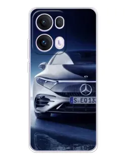 Чехол для OPPO Reno 13 Pro 5G с картинкой «Mercedes EQ — будущее»