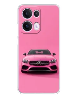 Чехол для OPPO Reno 13 Pro 5G с картинкой «Розовый Mercedes AMG» Чехол для OPPO Reno 13 Pro 5G с картинкой «Розовый Mercedes AMG»
