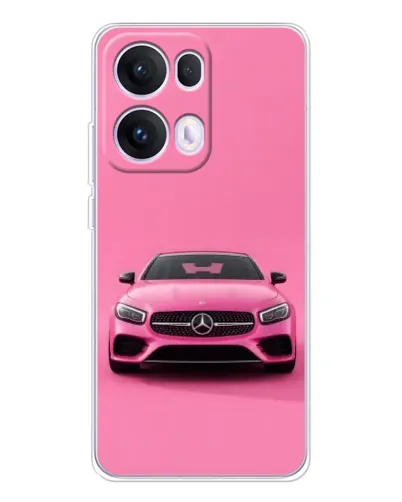 Чехол для OPPO Reno 13 Pro 5G с картинкой «Розовый Mercedes AMG» Чехол для OPPO Reno 13 Pro 5G с картинкой «Розовый Mercedes AMG»